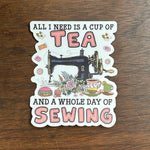 3" Sewing Machine Stickers - Assorted Designs