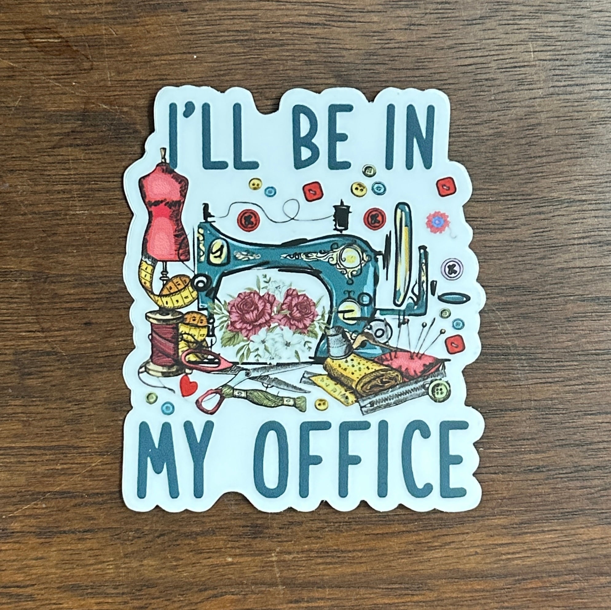 3" Sewing Machine Stickers - Assorted Designs