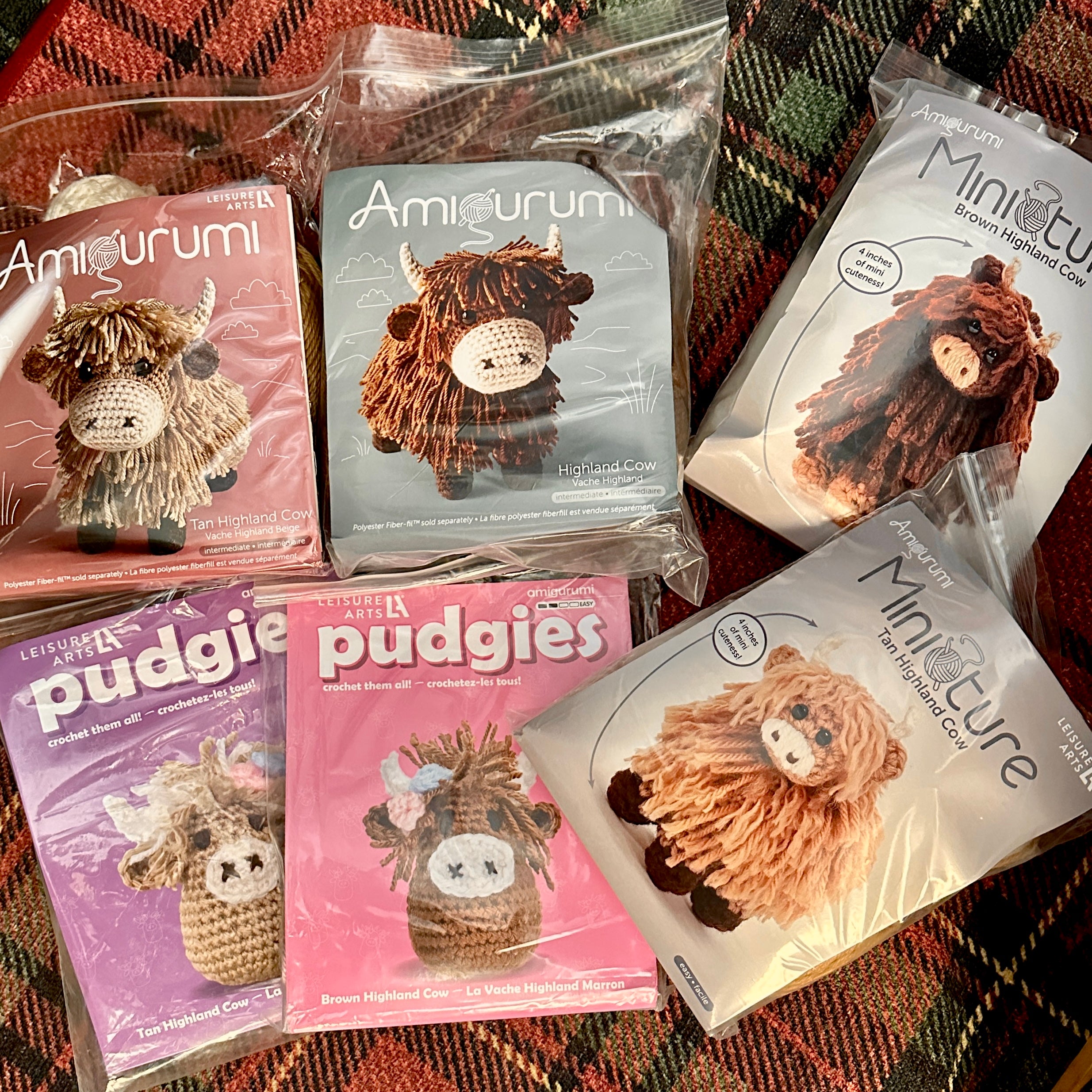 Highland Coo Crochet Kit by Leisure Arts