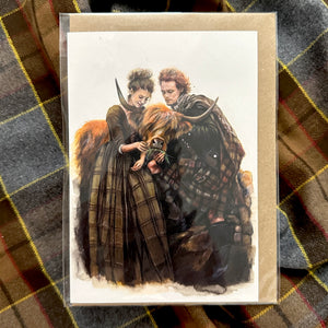 Cute Scottish Animal Greeting Cards