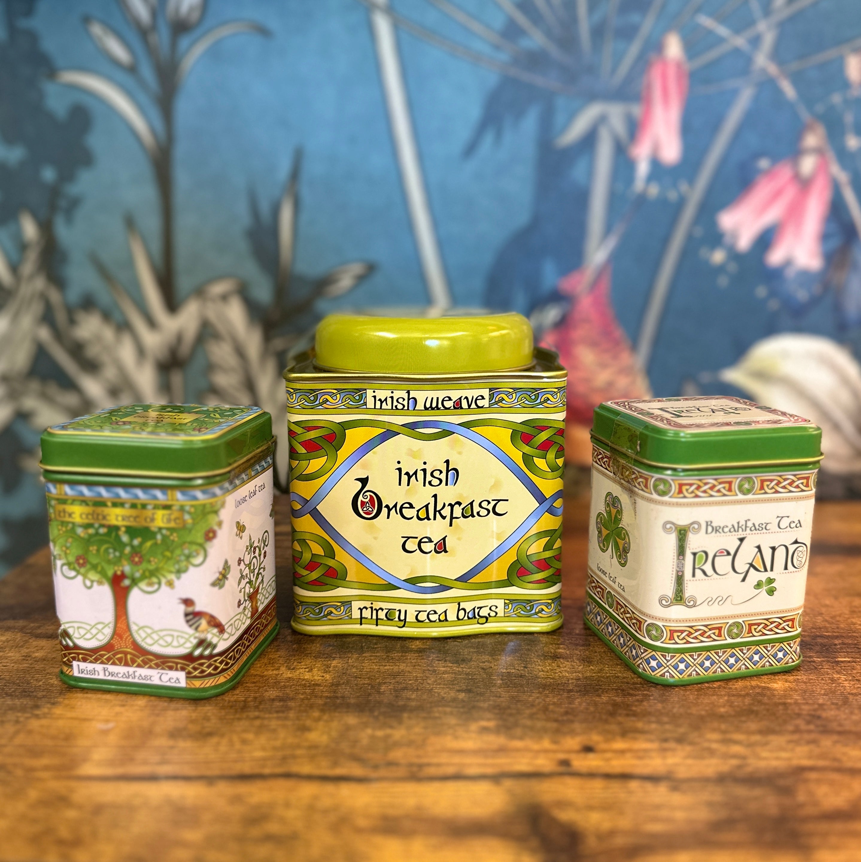 Irish Breakfast Teas in Beautiful Celtic Tins