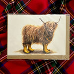 Cute Scottish Animal Greeting Cards