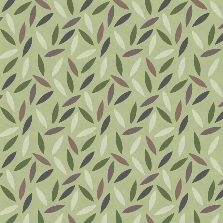 Large Leaves - George, Gertrude, Mallory & Maude Fabric by the Yard