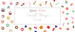 Fruit on Black - Fabric by the 1/4 Yard