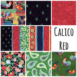 Calico Red Collection - Fabric by the 1/4 Yard & Bundles