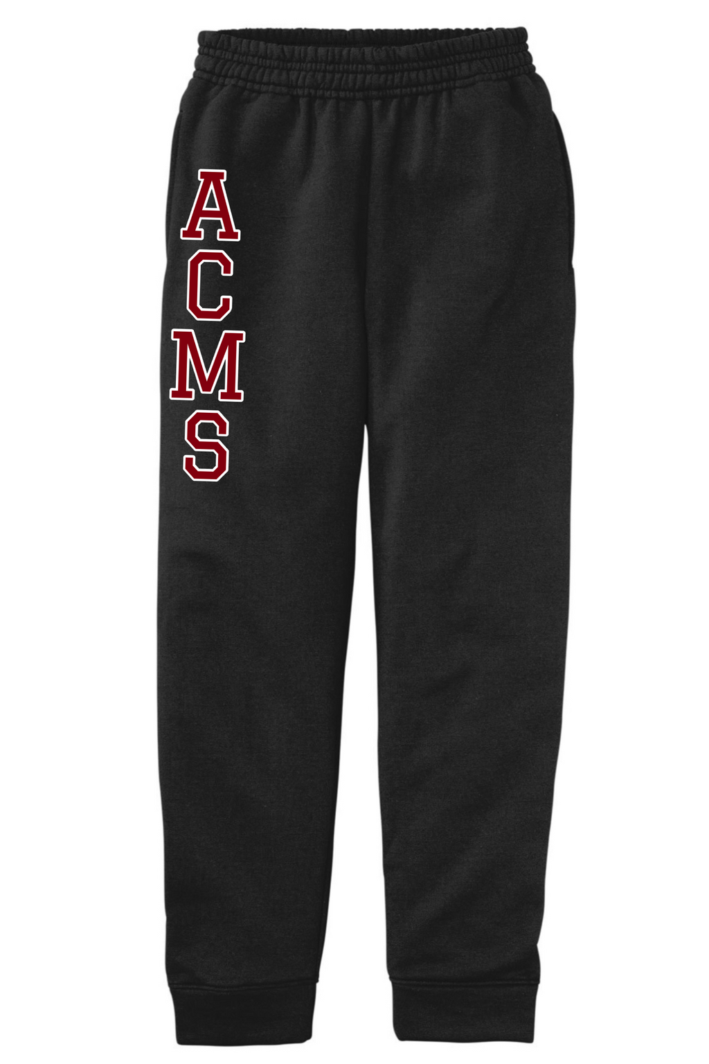 Middle School PE Black Fleece Jogger