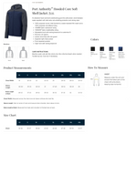 Core Soft Shell Embroidered Jacket - Men's and Women's