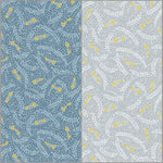 Gold Metallic Keys from the Secret Winter Garden Collection - 2 Colorways - Fabric by the 1/4 Yard