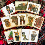 Cute Scottish Animal Greeting Cards