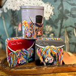 Highland Coo Luxury Assorted Scottish Fudge Tin 8.8 oz