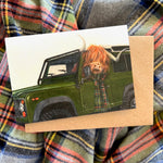 Cute Scottish Animal Greeting Cards