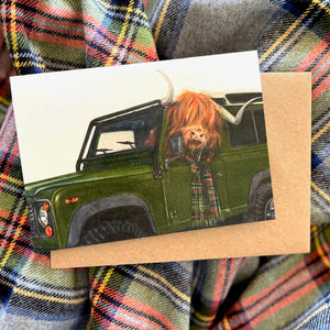 Cute Scottish Animal Greeting Cards