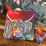 Highland Coo Salted Caramel Scottish Fudge Tin 7 oz