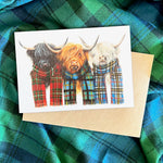 Cute Scottish Animal Greeting Cards