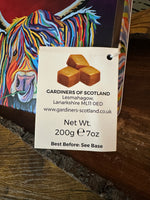 Highland Coo Salted Caramel Scottish Fudge Tin 7 oz