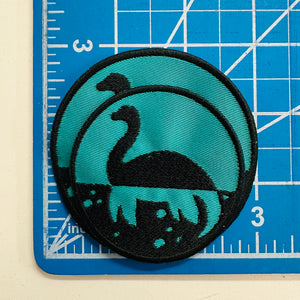Loch Ness Monster Silhouette Iron-On Patches