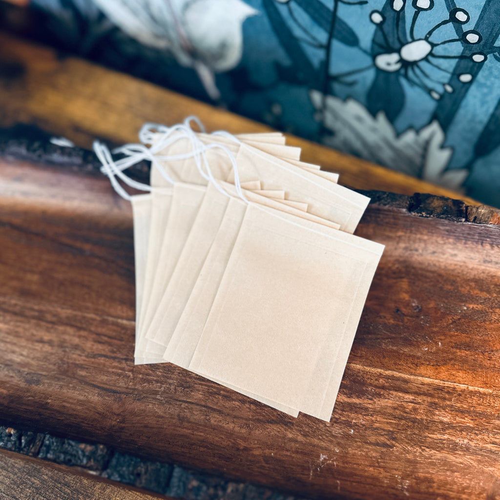 Disposable Tea Bags for Loose Leaf Tea - Set of 12