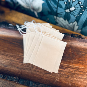 Disposable Tea Bags for Loose Leaf Tea - Set of 12