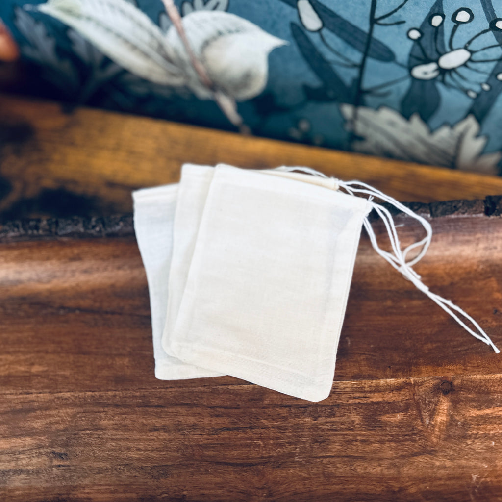 Reusable Tea Bags for Loose Leaf Tea - Set of 3