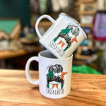 Sassy Lassie Irish Messy Bun 11oz Enamel and Ceramic Mugs