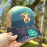 Hawaii State Coo Patterned Legacy Trucker Hat