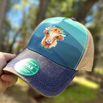 Hawaii State Coo Patterned Legacy Trucker Hat