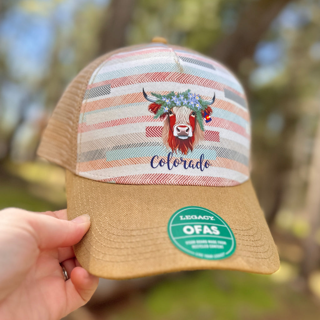 Colorado State Coo Patterned Legacy Trucker Hat