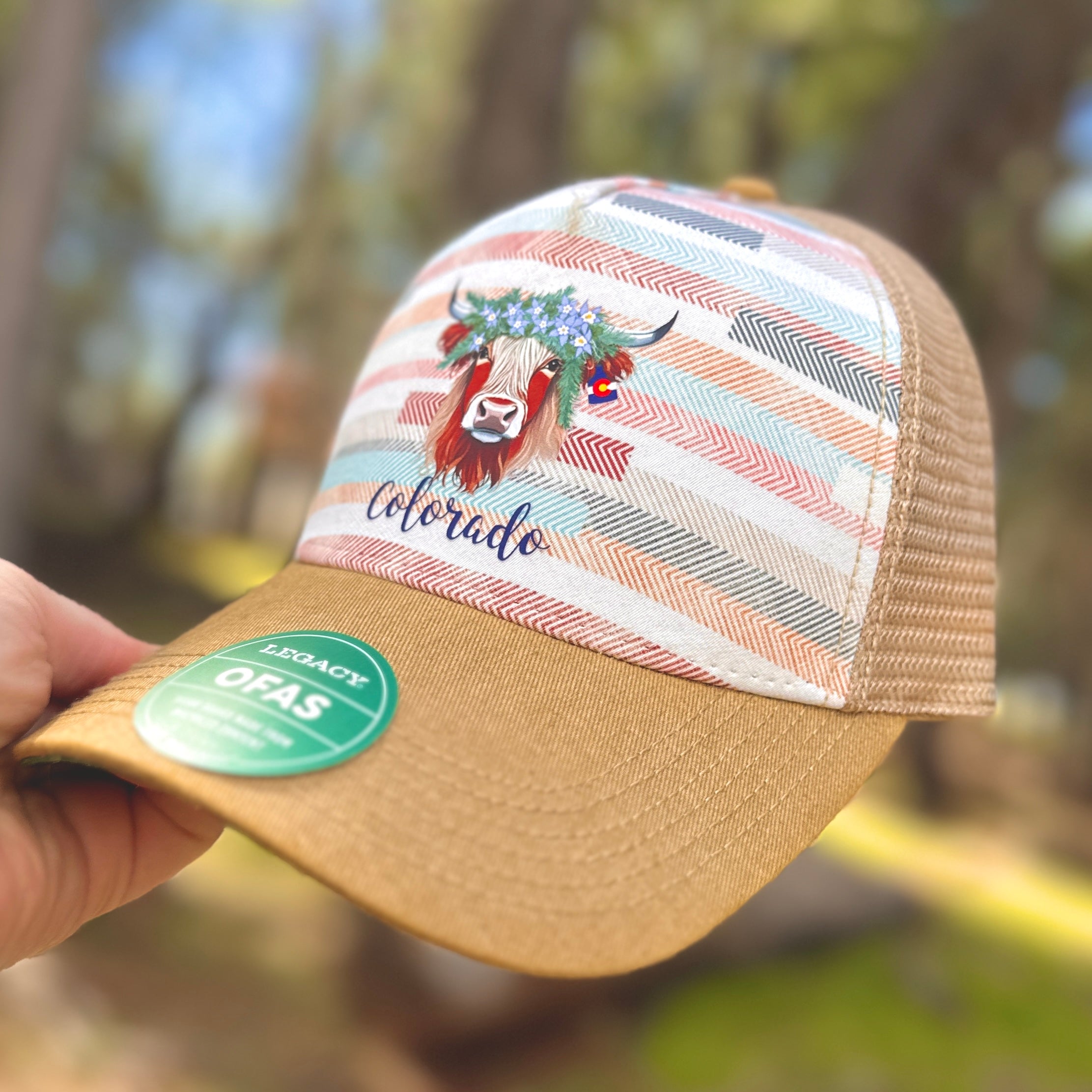 Colorado State Coo Patterned Legacy Trucker Hat