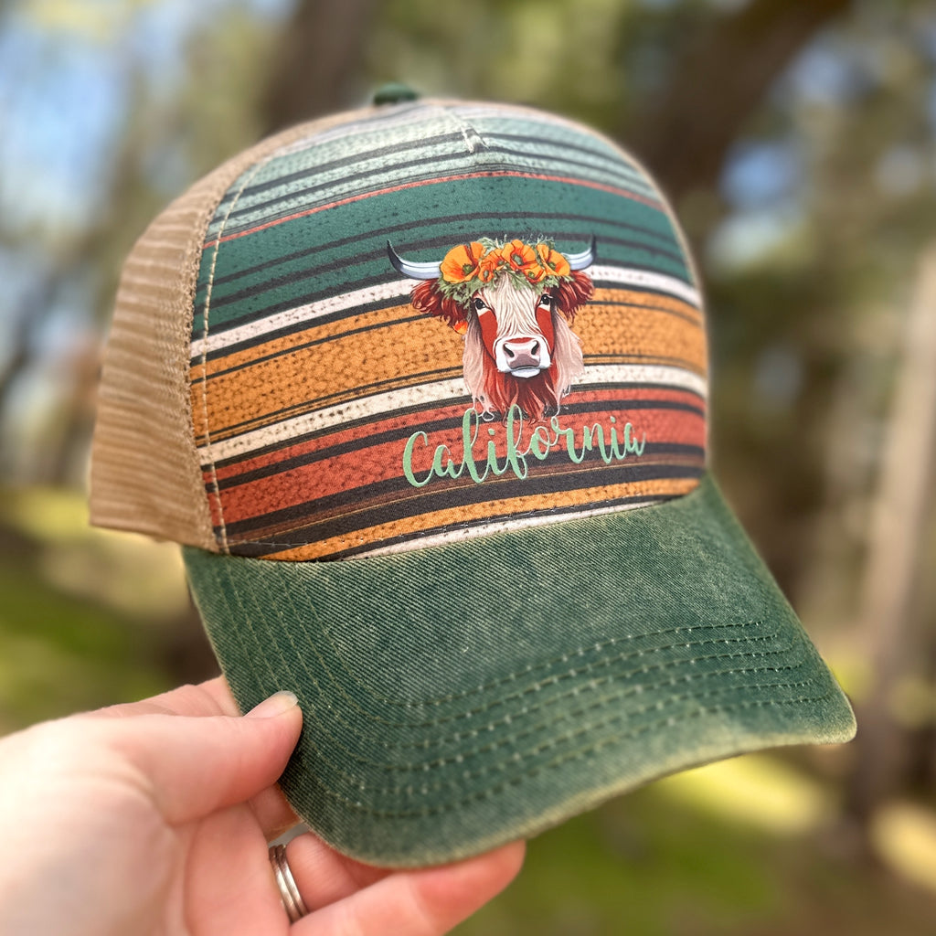 California State Coo Patterned Legacy Trucker Hat