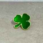 Irish Shamrock Small Enamel Coated Metal Pins