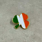 Irish Shamrock Small Enamel Coated Metal Pins