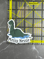 Loch Ness Monster "Messy Nessie" 3" Sticker