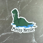 Loch Ness Monster "Messy Nessie" 3" Sticker