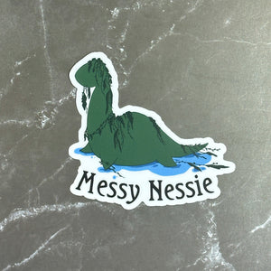 Loch Ness Monster "Messy Nessie" 3" Sticker