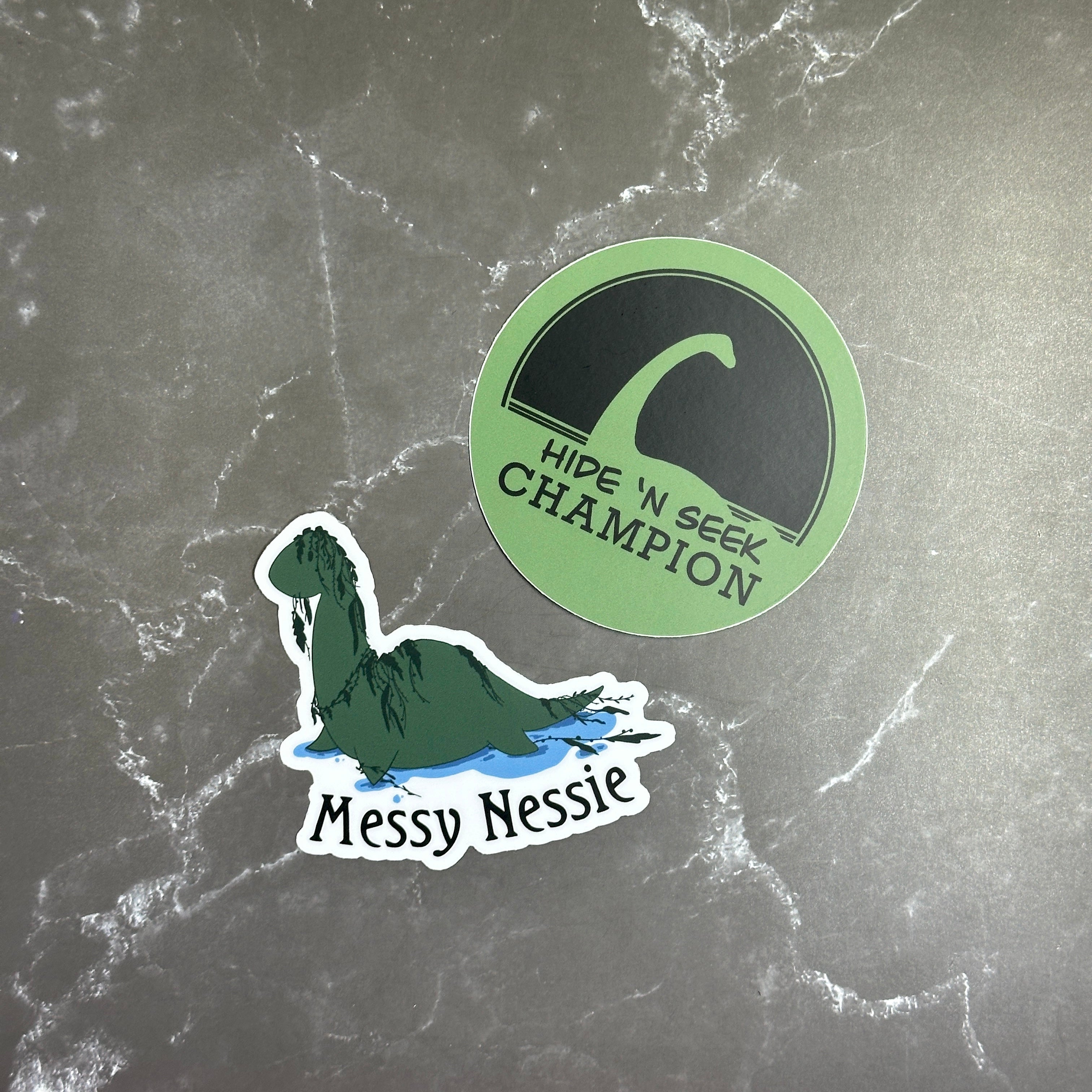 Loch Ness Monster "Messy Nessie" 3" Sticker
