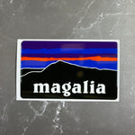 Magalia Sawmill Peak Silhouette Decal Stickers