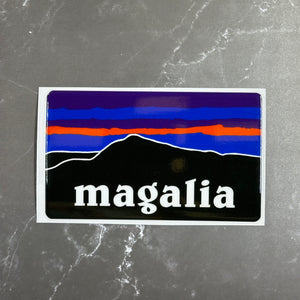 Magalia Sawmill Peak Silhouette Decal Stickers