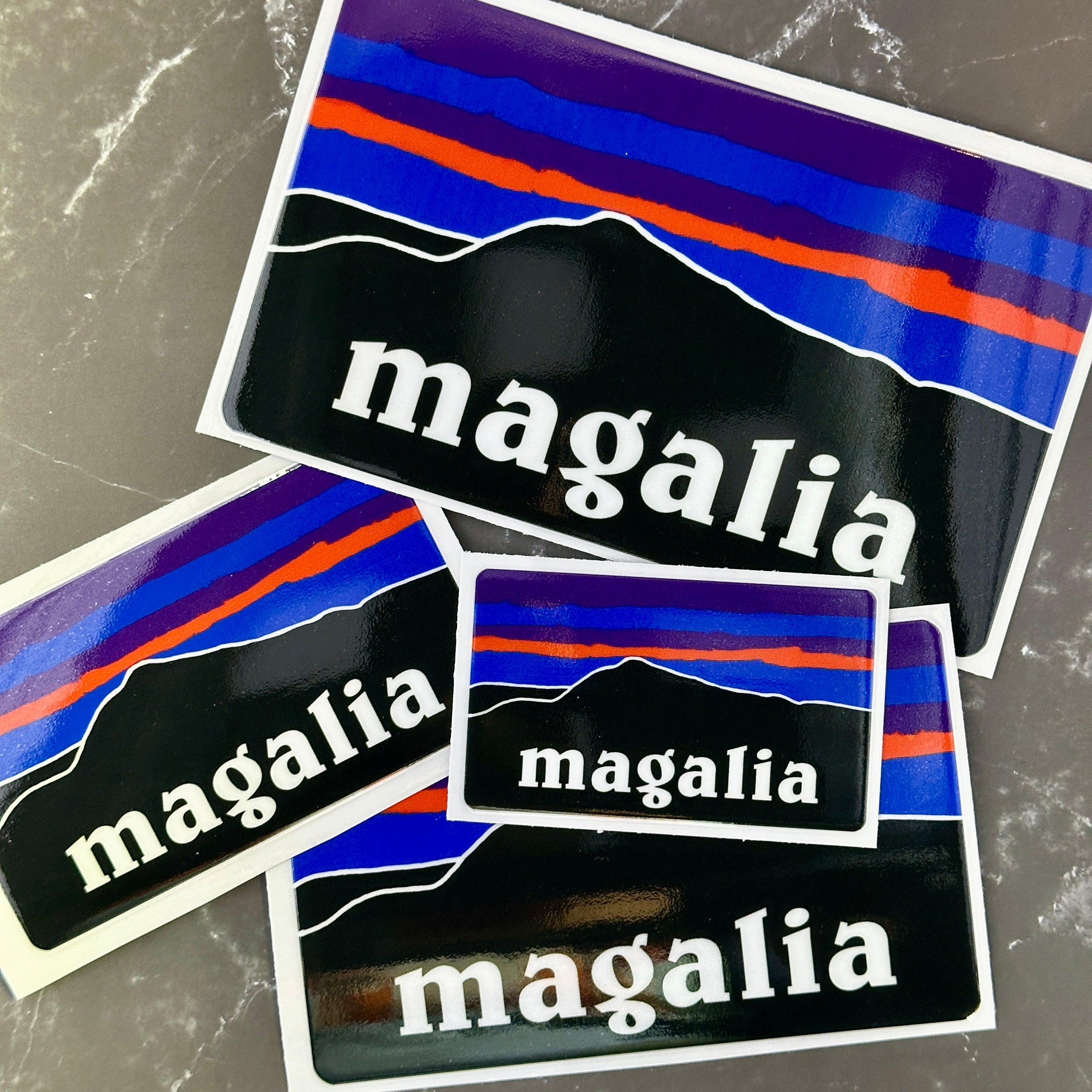 Magalia Sawmill Peak Silhouette Decal Stickers