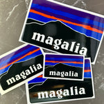 Magalia Sawmill Peak Silhouette Decal Stickers