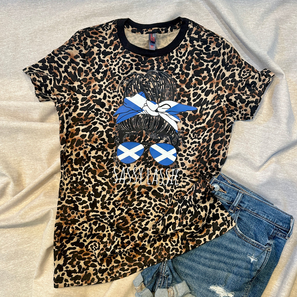LIMITED EDITION Leopard Print Sassy Lassie Women's T-Shirt