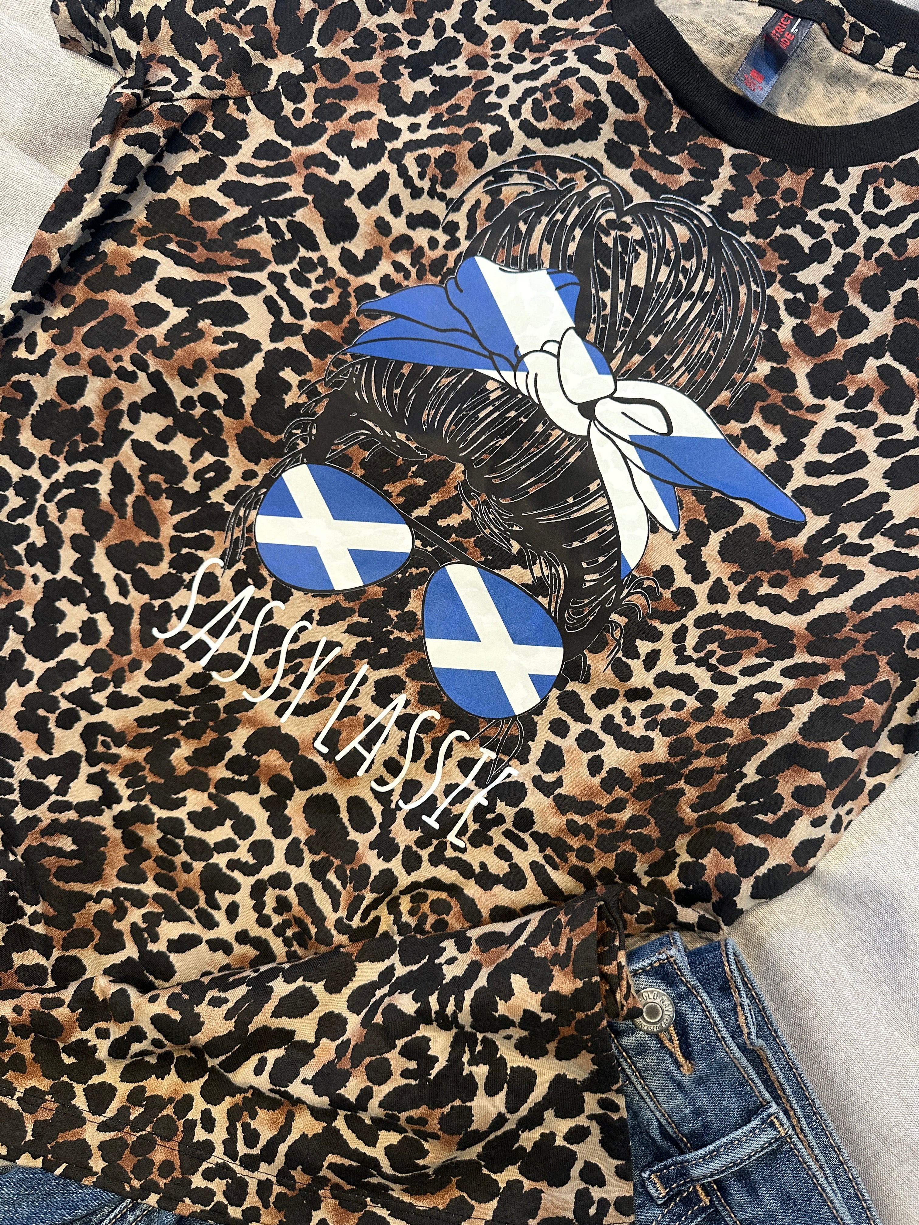 LIMITED EDITION Leopard Print Sassy Lassie Women's T-Shirt