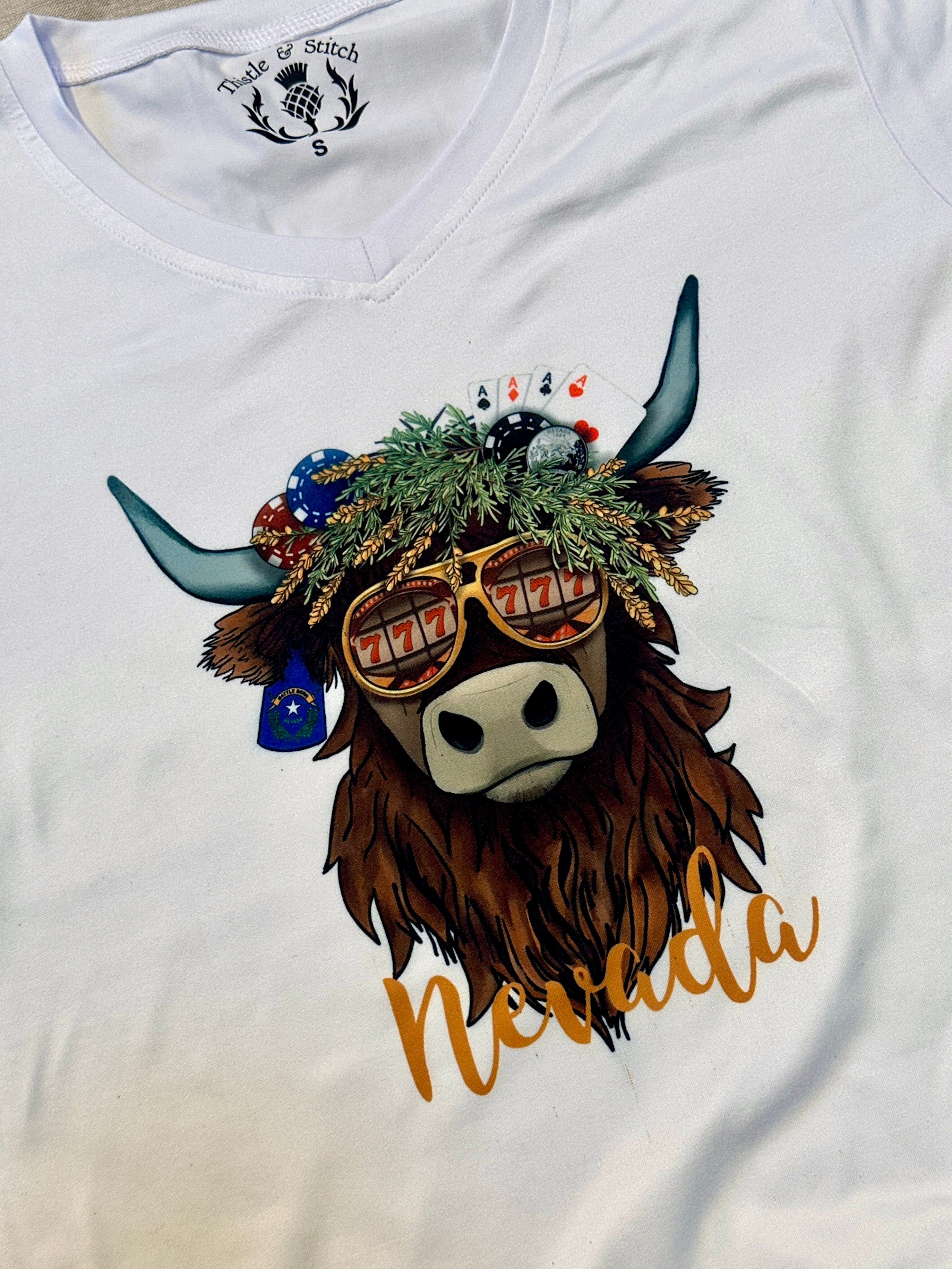 Nevada State Coo Women's V-Neck T-Shirt