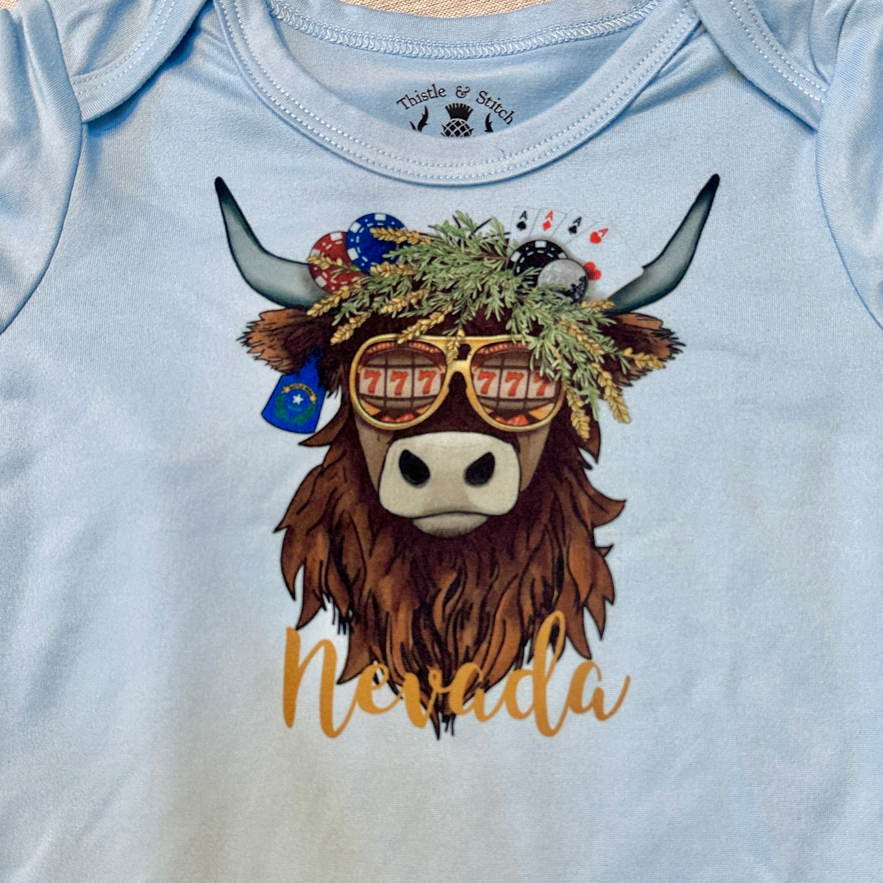 Nevada State Coo Kids Toddler Shirts and Onesies