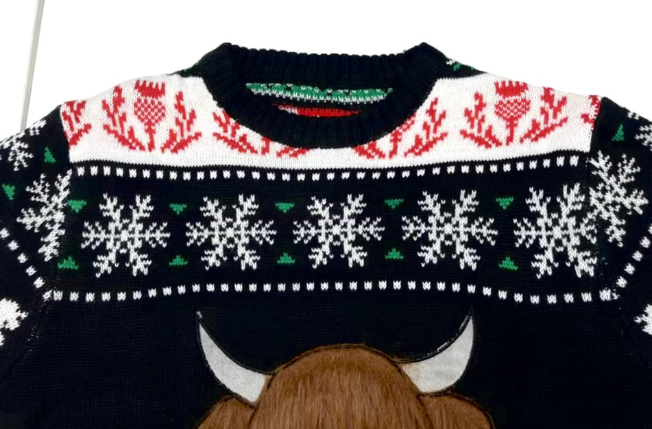 PRE-ORDER *NEW* Hairy Highland Coo Ugly Christmas Sweater