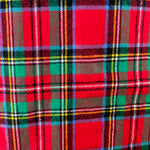 Bright Christmas Plaid Flannel Infinity or Blanket Scarf