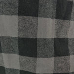 Classic Buffalo Plaid in Charcoal Grey and Black Flannel Infinity or Blanket Scarf