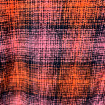 Pink and Orange Ombre Plaid Flannel Infinity or Blanket Scarf