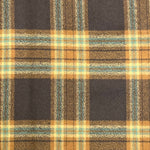 Luxe Collection Tartan of Dark Brown, Caramel, Cream and Light Teal Blue Plaid Infinity and Blanket Scarves