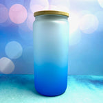 Colorful Coo Not Today Heifer or Not in the Mood 16oz Frosted Beer Can Glass with Bamboo Lid and Straw