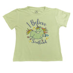 Kids Unicorn "I Believe, Scotland" Toddler and Youth Shirts